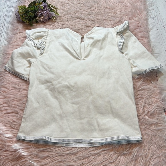 SAYLOR Harriette Denim White Top - Picture 9 of 9